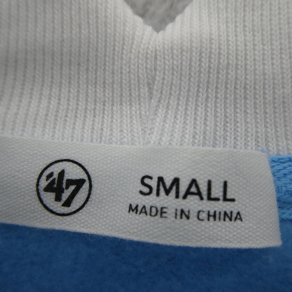 47 Brand Sweatshirt Womens Small UNC Tar Heels Blue Mock Neck Pullover Fleece - Picture 4 of 8